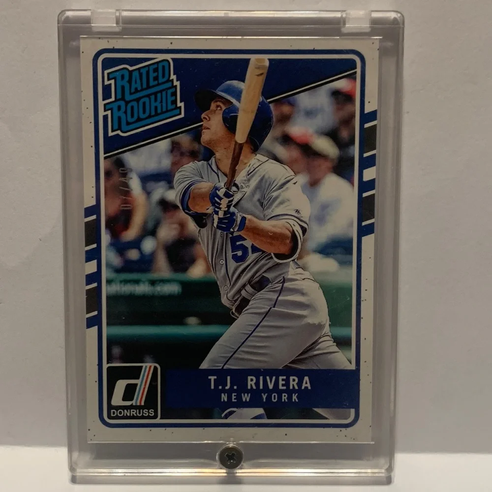2017 Chronicles Donruss Rated Rookies Aqueous Test /49 TJ Rivera #240 (MISC6)
